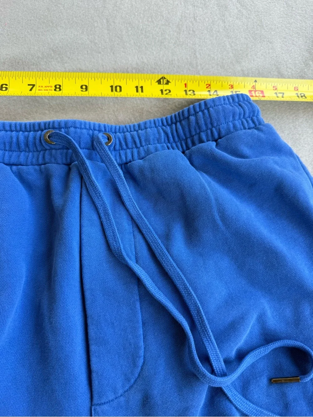 KSUBI 4 X 4 Trak Shorts Fleece Sz Large  7” In Royal Blue Pockets Logo